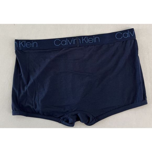 Calvin Klein NB1796403 Men's Size Medium Blue Ultra-Soft Modal Boxer Briefs - Picture 2 of 2